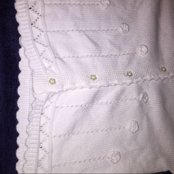 TKS Basics button up white sweater 3T - Picture 4 of 4